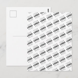 Postal Su logotipo patrón diagonal simple repetitivo
