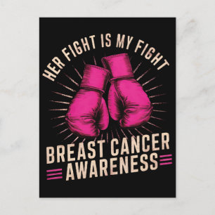Postal Su lucha es mi lucha contra el cáncer de mama