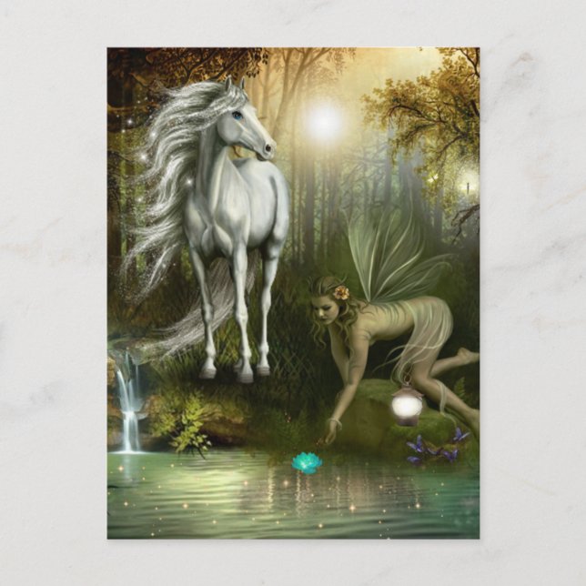 Postal Su lugar secreto (Anverso)