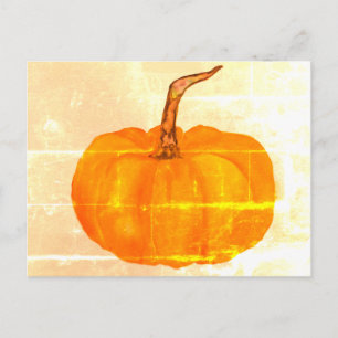 Postal Su Tiempo De Calabaza