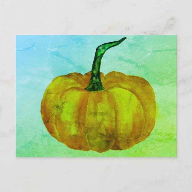 Postal Su Tiempo De Calabaza (Anverso)