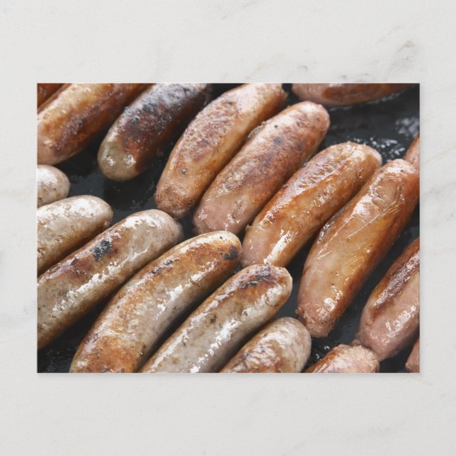 Postal Suasajes en la barbacoa (Anverso)