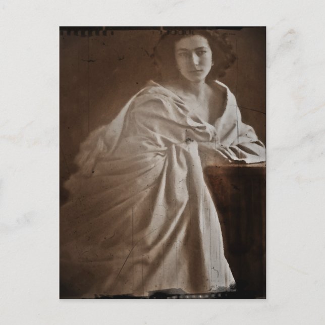 Postal Suavemente falseada Sarah (Anverso)