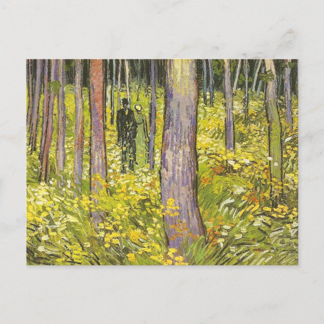 Postal Subcrecimiento con dos figuras Van Gogh Bella Arte (Anverso)