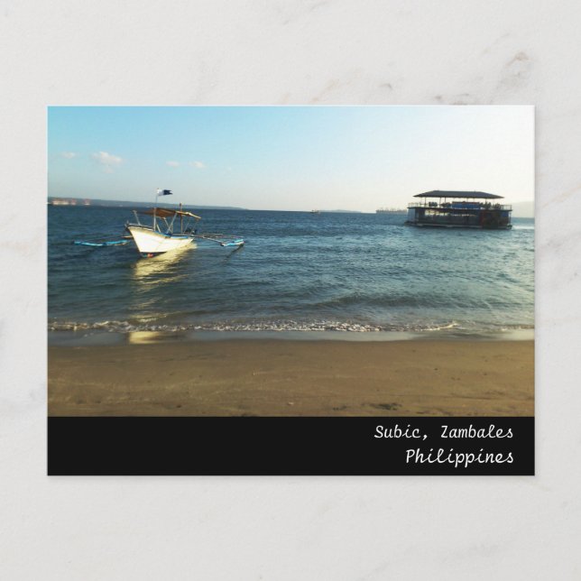 Postal Subic, Zambales. ¡Filipinas! (Anverso)