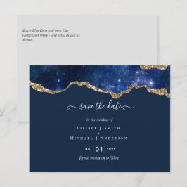 Postal Sublime Agate Blue Gold BODA SUITE
