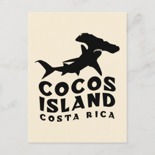 Postal Submarinismo Costa Rica en la Isla Cocos