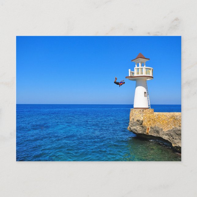 Postal Submarinismo en Negril, Jamaica (Anverso)