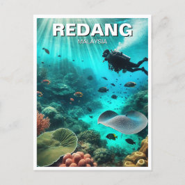 Postal Submarinismo Redang Malaysia Scuba