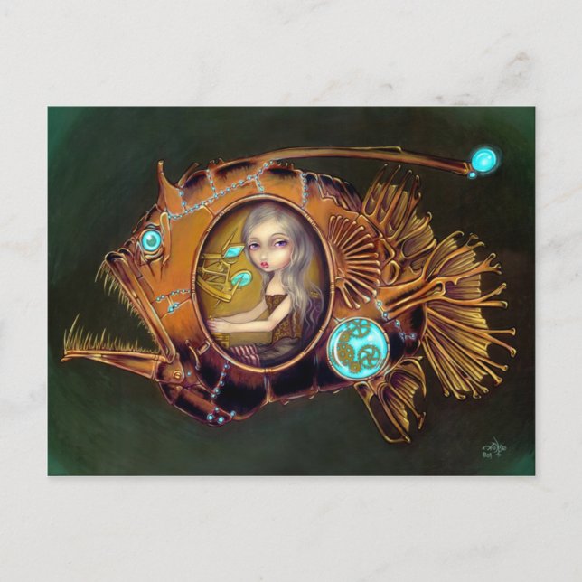 Postal "Submarino Anglerfish" (Anverso)