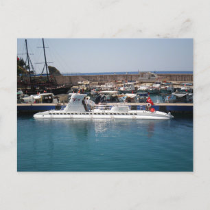 Postal Submarino de recreo turco