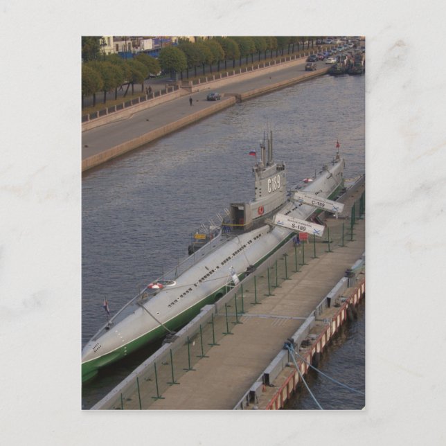 Postal Submarino ruso C189 (Anverso)