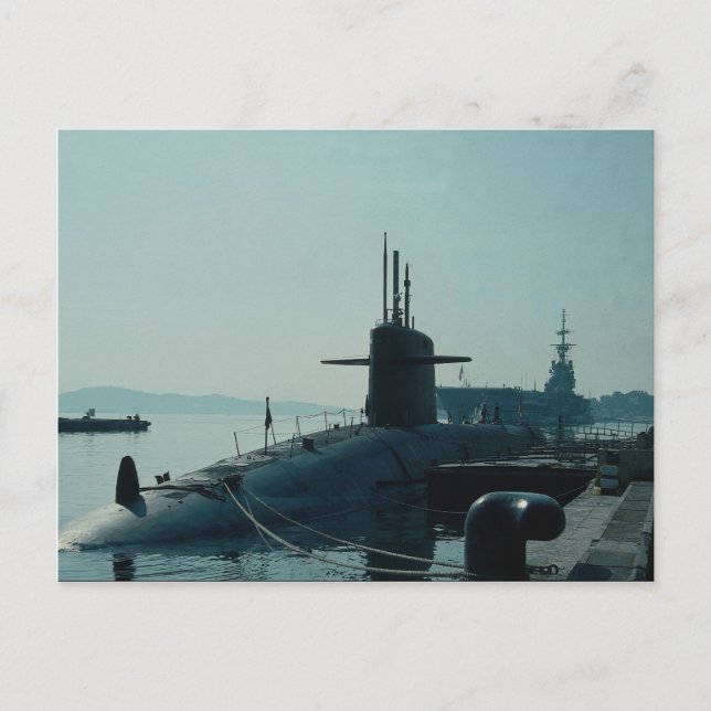 Postal Submarino SSB de misiles balísticos USS Ulysses Gr (Anverso)