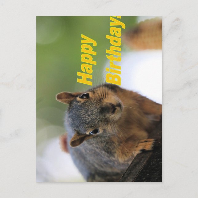 Postal Subrutina de cumpleaños (Anverso)