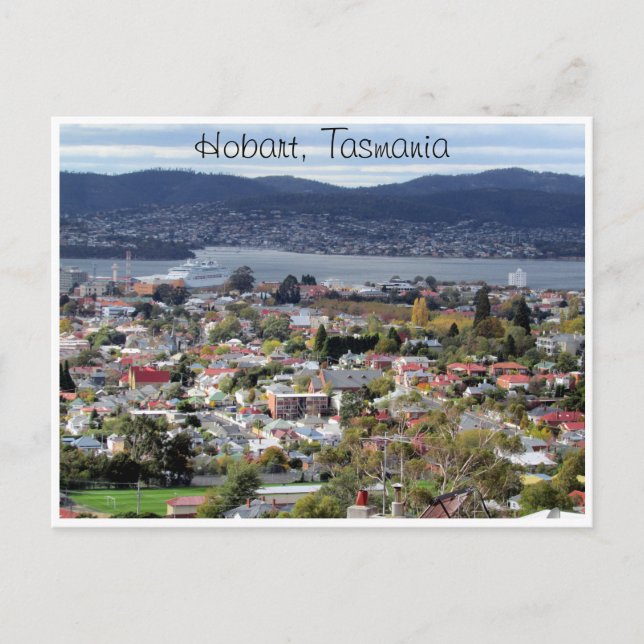 Postal suburbios de hobart (Anverso)