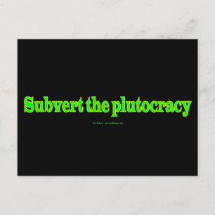 Postal SubvertPlutocracia