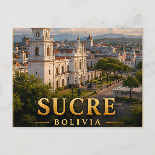 Postal Sucre Bolivia por Patrimonio Colonial Boliviano 🌍