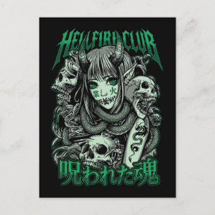Postal Súcubo del Club Hellfire Anime