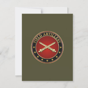Postal Sucursal de artillería de campo Insignia