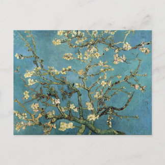 Postal Sucursales con flores de almendra de Vincent van G