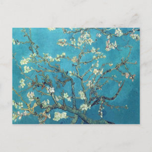 Postal Sucursales con flores de almendra - Van Gogh