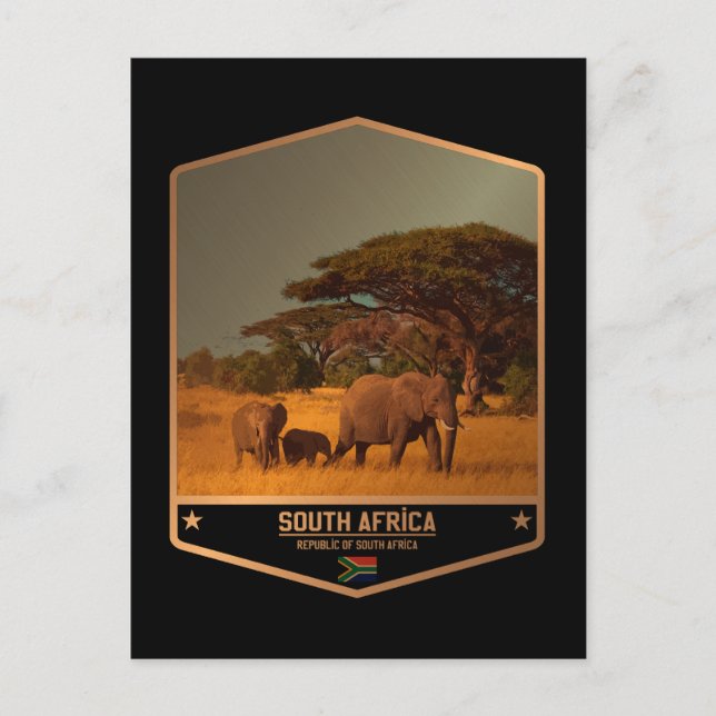 Postal Sudáfrica (Anverso)