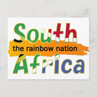 Postal Sudáfrica - La nación arco iris