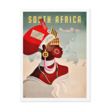 Sudáfrica, mujer africana, viajes de aerolíneas vi