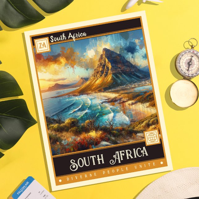 Postal Sudáfrica | Pintura de época (Subido por el creador)