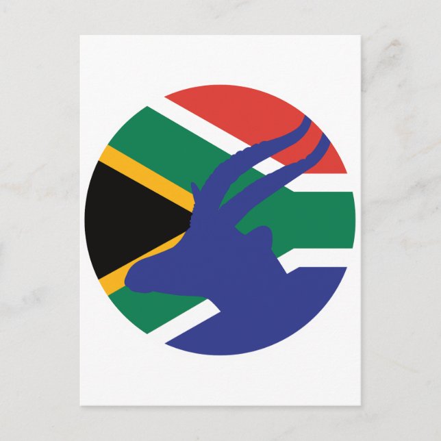 Postal Sudáfrica Springbok Antelope Sudáfrica (Anverso)