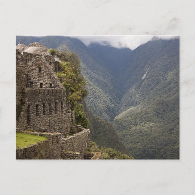 Postal Sudamérica, Perú, Machu Picchu. Ruinas de piedra (Anverso)
