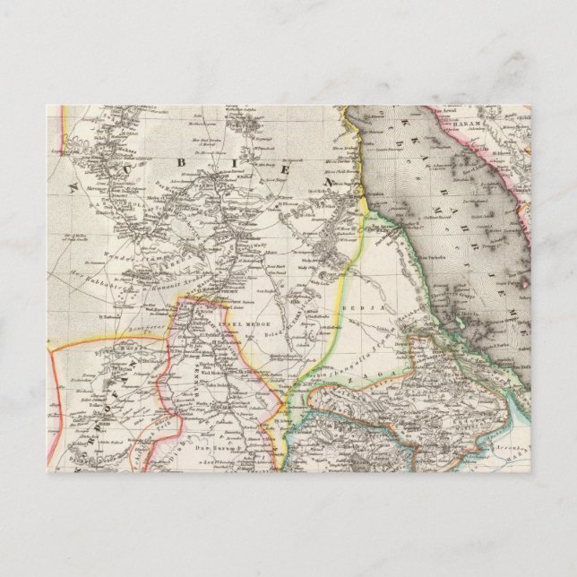 Postal Sudán, Etiopía (Anverso)