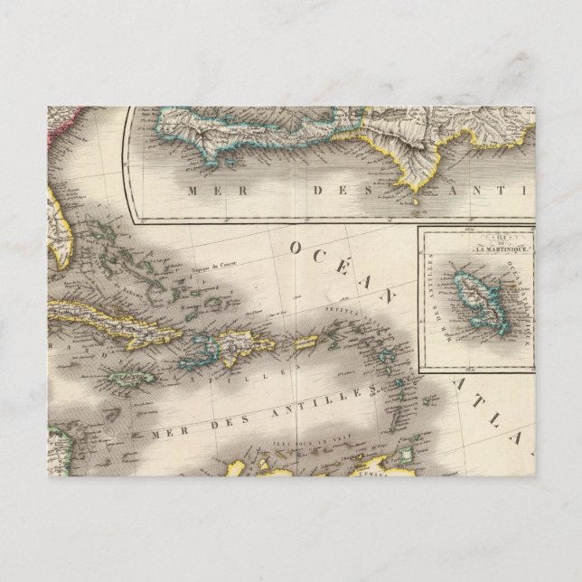 Postal Sudeste de Norteamérica (Anverso)