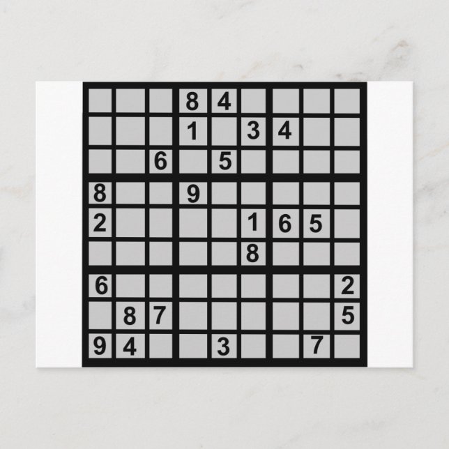Postal Sudoku - Brainteaser (Anverso)