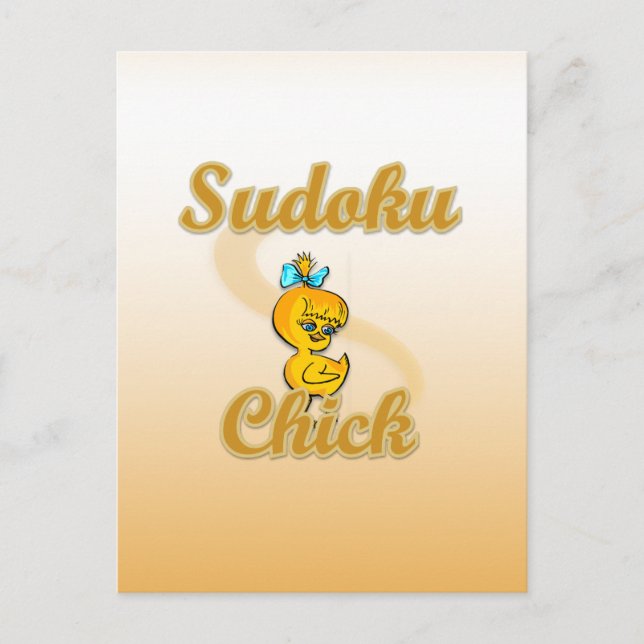 Postal Sudoku Chick (Anverso)