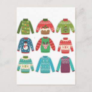 Postal Sudores feos, Navidades, vacaciones
