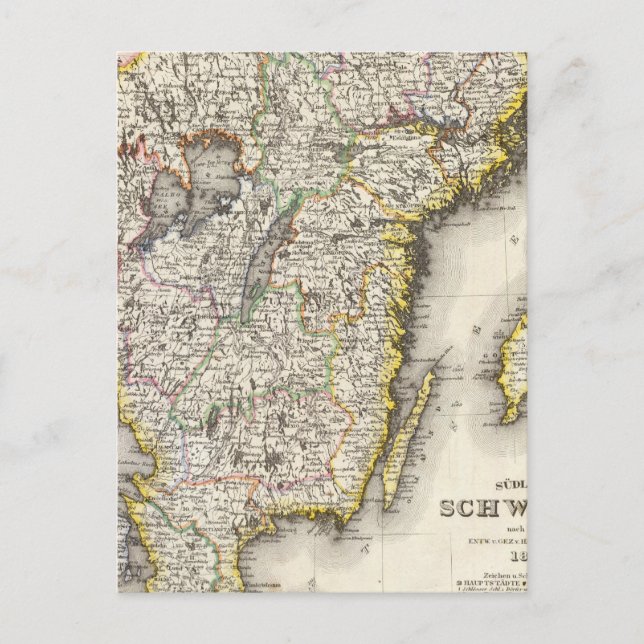 Postal Suecia (Anverso)