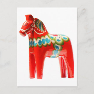 Postal Suecia Dala Horse