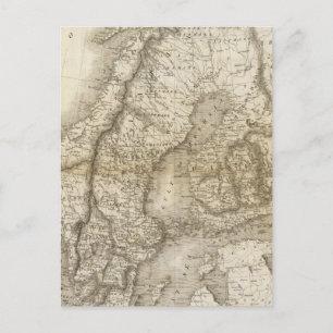 Postal Suecia, Dinamarca, Noruega