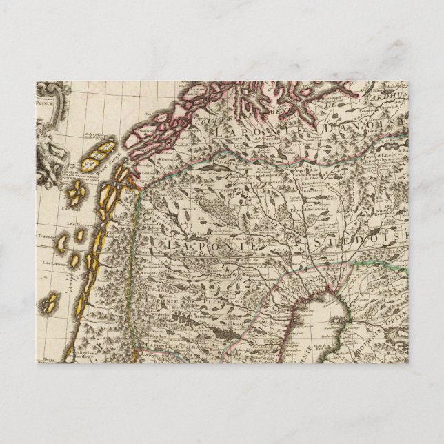 Postal Suecia, Noruega, Europa (Anverso)