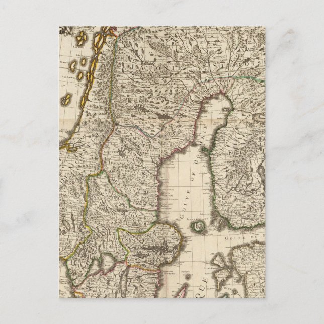 Postal Suecia, Noruega, Europa 2 (Anverso)