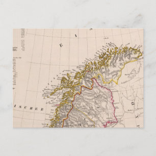 Postal Suecia septentrional y Noruega