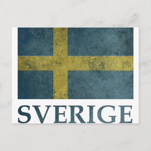 Postal Suecia Vintage