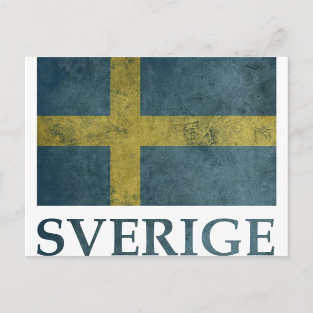 Postal Suecia Vintage (Anverso)