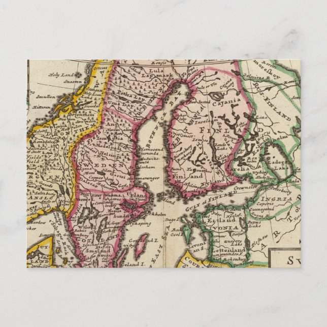 Postal Suecia y Noruega 6 (Anverso)