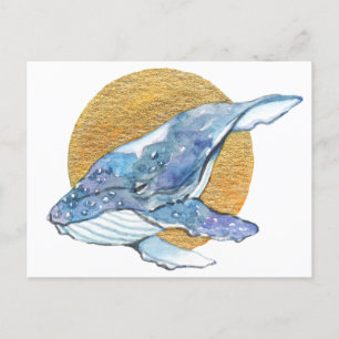 Postal Sueño de ballena