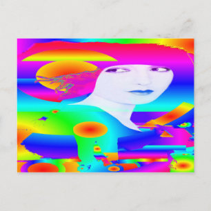 Postal Sueño de color abstracto