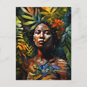 Postal Sueño de la jungla "Karuma" - Mujeres en la Amazon