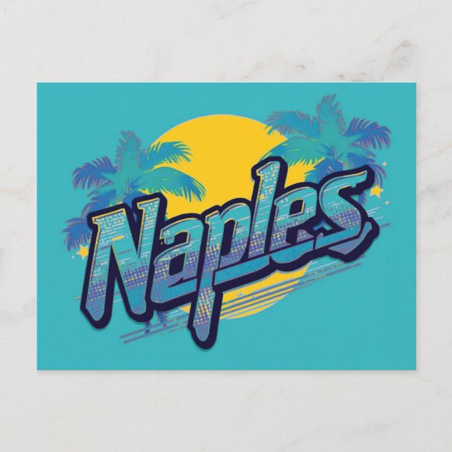 Postal sueño de Nápoles (Anverso)