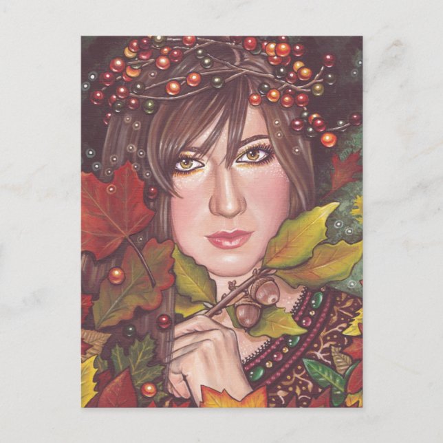 Postal Sueño de otoño (Anverso)